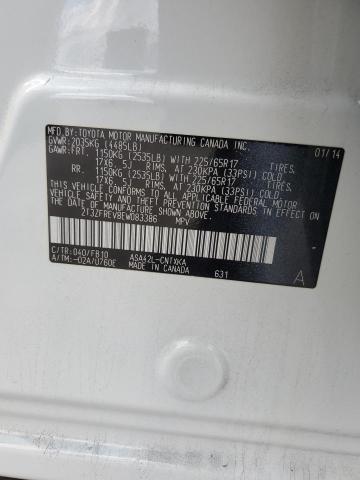 Photo 14 from auction – 2014 TOYOTA RAV4 LE with VIN 2T3ZFREV8EW083386