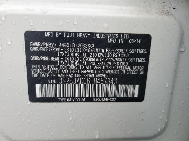 Photo 14 from auction – 2015 SUBARU FORESTER 2 with VIN JF2SJADC6FH457343