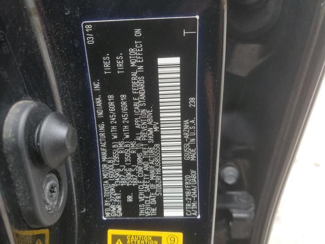 Photo 14 from auction – 2018 TOYOTA HIGHLANDER with VIN 5TDBZRFH8JS855558