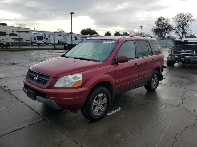 Photo 1 from auction – 2005 HONDA PILOT EXL with VIN 2HKYF18575H573382