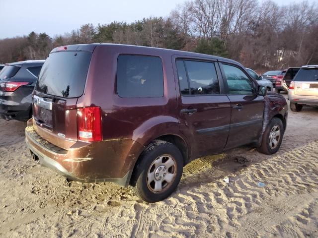 Photo 3 from auction – 2013 HONDA PILOT LX with VIN 5FNYF4H23DB049361