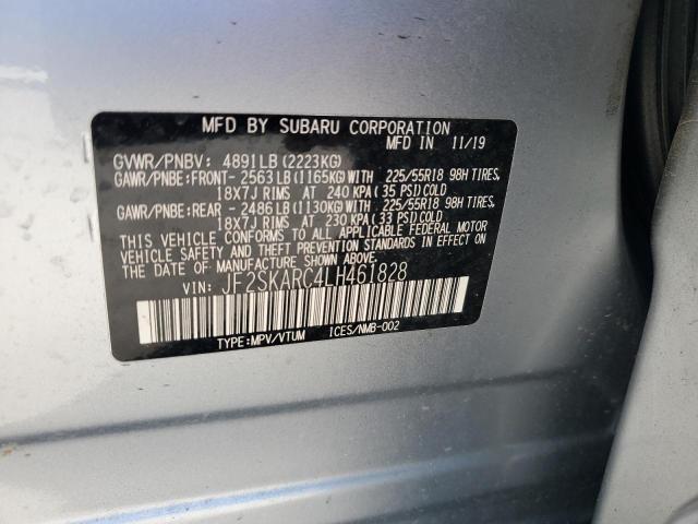 Photo 14 from auction – 2020 SUBARU FORESTER S with VIN JF2SKARC4LH461828
