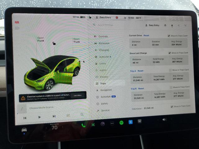 Фото 9 с аукциона – 2021 TESLA MODEL Y с VIN 5YJYGDEE6MF094838