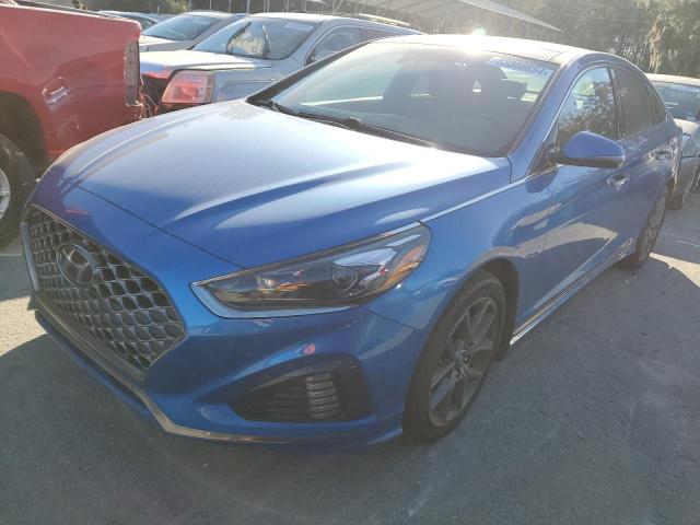 HYUNDAI SONATA LIM 2019 with VIN 5NPE34AB1KH742305 - Photo from auction