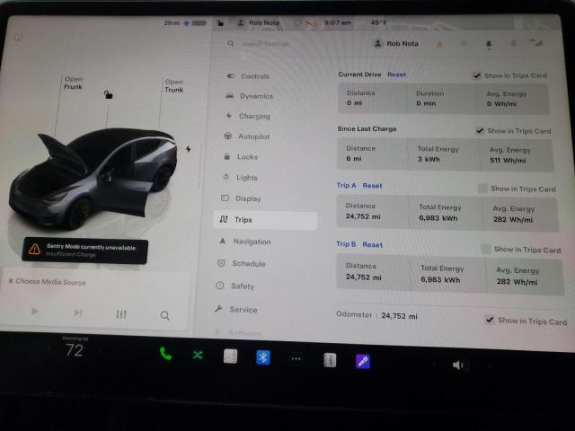 Photo 9 from auction – 2022 TESLA MODEL Y with VIN 7SAYGDEE9NA019181