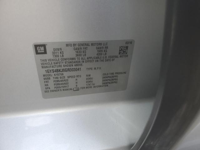 Photo 14 from auction – 2016 CADILLAC ESCALADE L with VIN 1GYS4BKJ6GR303041
