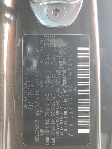 Photo 14 from auction – 2023 KIA TELLURIDE with VIN 5XYP5DGC1PG349065