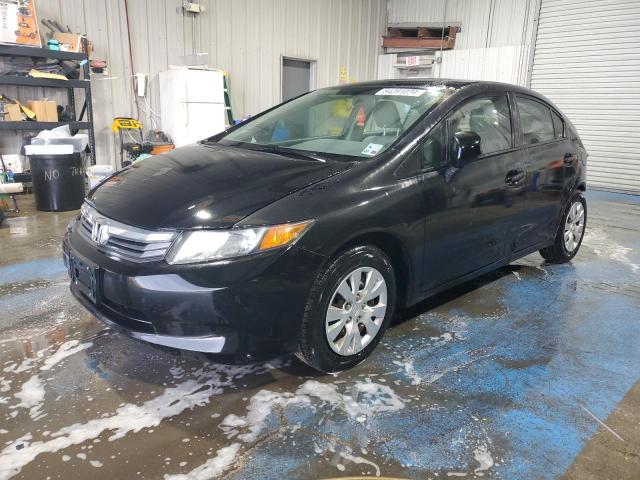 HONDA CIVIC LX 2012 with VIN 2HGFB2F57CH609722 - Photo from auction