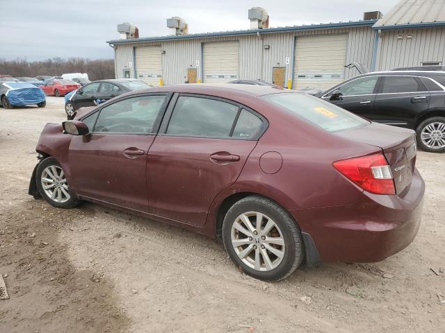 Photo 2 from auction – 2012 HONDA CIVIC EXL with VIN 2HGFB2F99CH509172