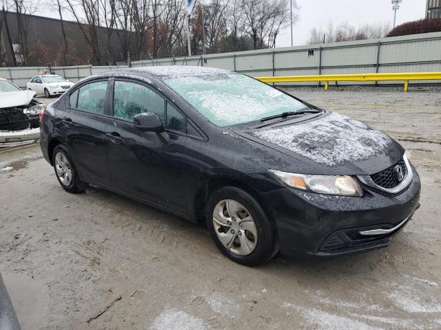 Photo 4 from auction – 2013 HONDA CIVIC LX with VIN 2HGFB2F57DH594043