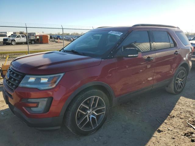 FORD EXPLORER S 2016 with VIN 1FM5K8GTXGGD12743 - Photo from auction