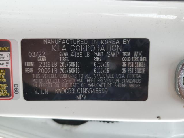 Photo 14 from auction – 2022 KIA NIRO LX with VIN KNDCB3LC1N5546699
