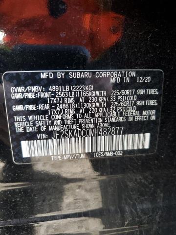 صورة رقم 14 من المزاد - 2021 SUBARU FORESTER مع VIN JF2SKADC0MH482877