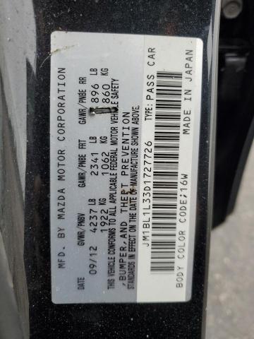 Photo 14 from auction – 2013 MAZDA SPEED 3 with VIN JM1BL1L33D1727726