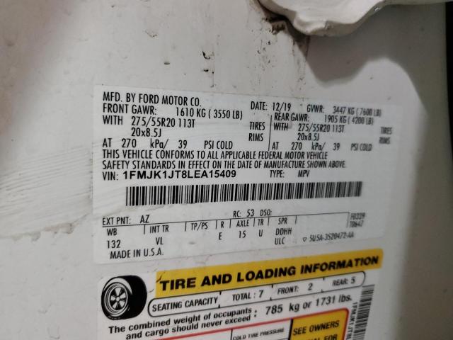 Photo 14 from auction – 2020 FORD EXPEDITION with VIN 1FMJK1JT8LEA15409