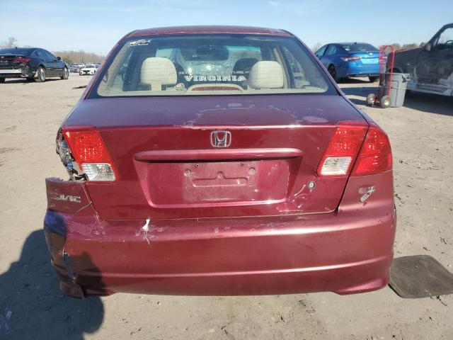 Photo 6 from auction – 2004 HONDA CIVIC EX with VIN 2HGES267X4H506681