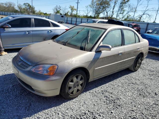 HONDA CIVIC EX 2001 with VIN 2HGES26781H541702 - Photo from auction
