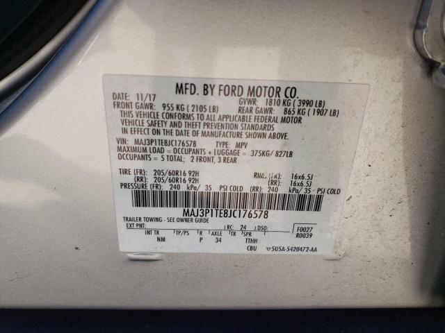Photo 14 from auction – 2018 FORD ECOSPORT S with VIN MAJ3P1TE8JC176578