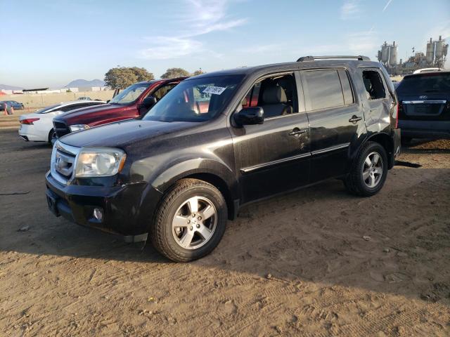HONDA PILOT EXLN 2011 with VIN 5FNYF4H7XBB083225 - Photo from auction