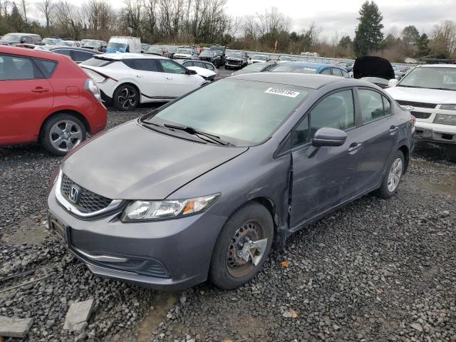 Photo 1 from auction – 2014 HONDA CIVIC LX with VIN 19XFB2F54EE230237