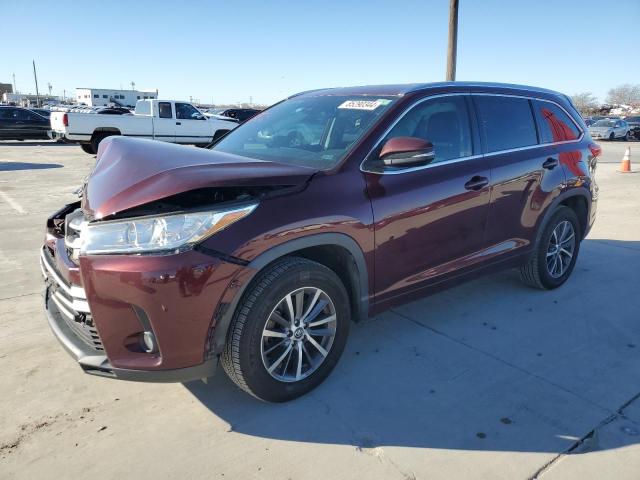 TOYOTA HIGHLANDER 2018 with VIN 5TDKZRFH8JS278370 - Photo from auction