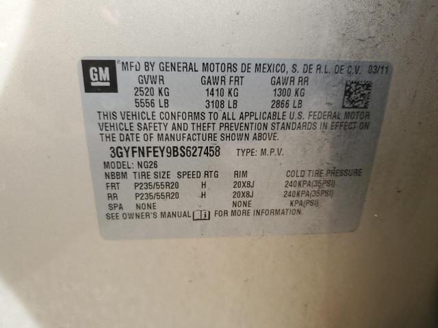 Photo 14 from auction – 2011 CADILLAC SRX PREMIU with VIN 3GYFNFEY9BS627458