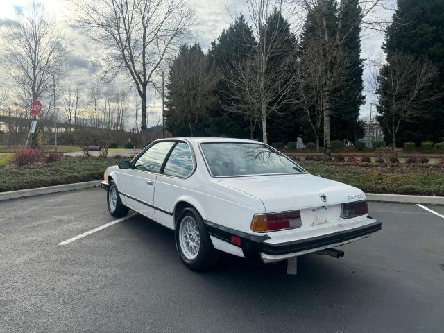 Photo 3 from auction – 1983 BMW 633 CSI with VIN WBAEB7400D6725164
