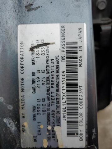 Photo 14 from auction – 2012 MAZDA 3 I with VIN JM1BL1L7XC1535009