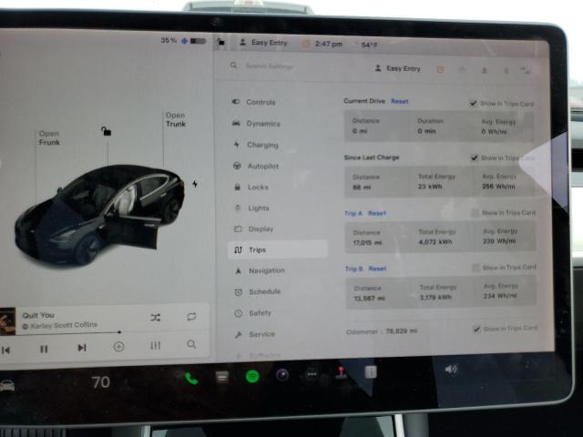 Photo 9 from auction – 2019 TESLA MODEL 3 with VIN 5YJ3E1EA9KF323652