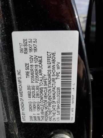 Photo 14 from auction – 2018 ACURA RDX with VIN 5J8TB4H33JL002226