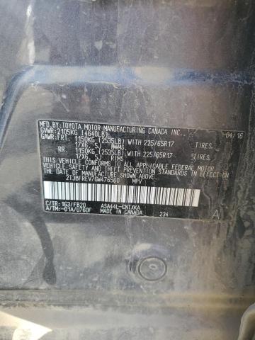 Photo 14 from auction – 2016 TOYOTA RAV4 LE with VIN 2T3BFREV7GW476560