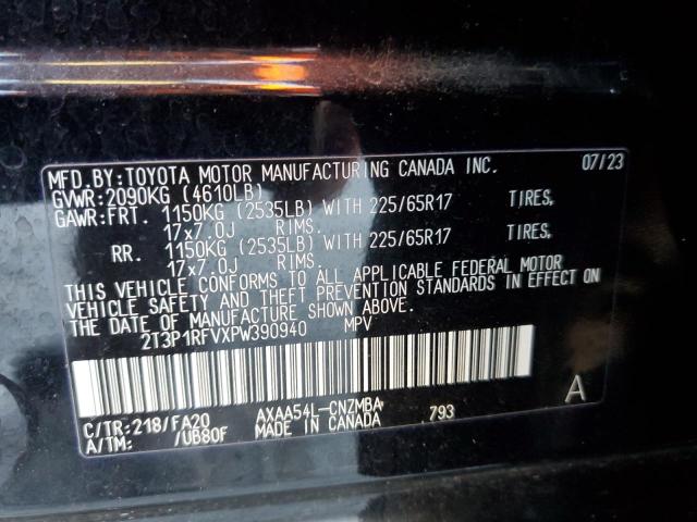 Photo 14 from auction – 2023 TOYOTA RAV4 XLE with VIN 2T3P1RFVXPW390940