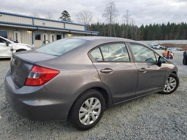 Photo 3 from auction – 2012 HONDA CIVIC LX with VIN 19XFB2F52CE354391
