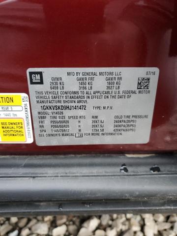 Photo 14 from auction – 2017 GMC ACADIA LIM with VIN 1GKKVSKD9HJ141472