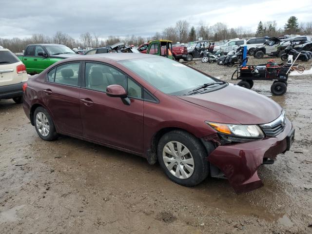 Photo 4 from auction – 2012 HONDA CIVIC LX with VIN 2HGFB2F59CH554738