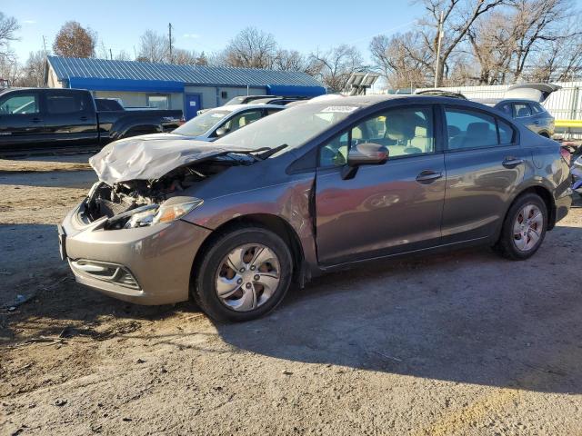 HONDA CIVIC LX 2014 with VIN 19XFB2F54EE027817 - Photo from auction