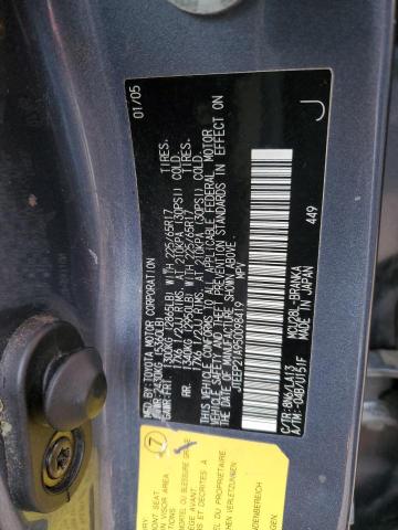 Photo 14 from auction – 2005 TOYOTA HIGHLANDER with VIN JTEEP21A950098419