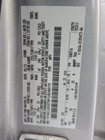Photo 14 from auction – 2015 FORD ESCAPE SE with VIN 1FMCU0G79FUB36015