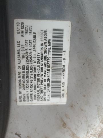 Photo 14 from auction – 2010 HONDA ODYSSEY EX with VIN 5FNRL3H60AB102779