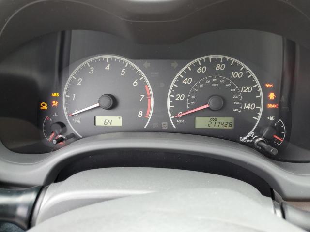 Photo 9 from auction – 2009 TOYOTA COROLLA BA with VIN JTDBL40E399063668