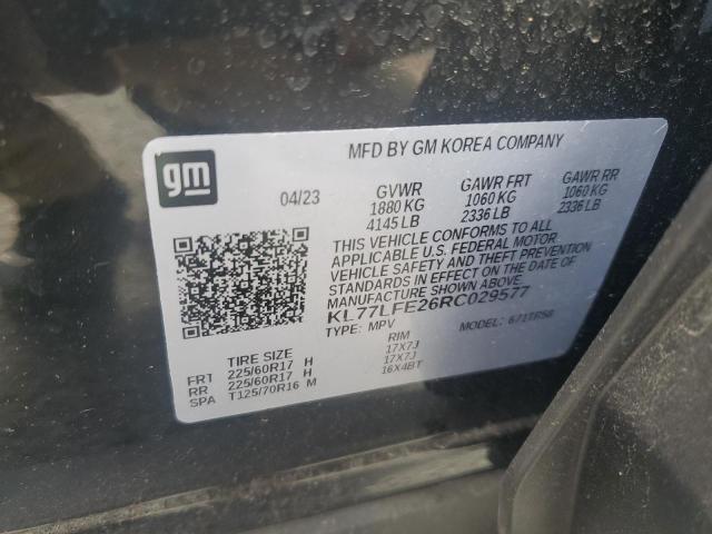 Photo 14 from auction – 2024 CHEVROLET TRAX LS with VIN KL77LFE26RC029577