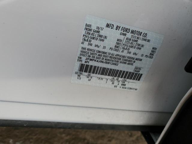 Photo 14 from auction – 2018 FORD EDGE SEL with VIN 2FMPK4J96JBB12682