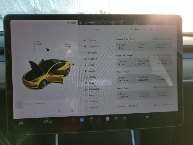 Photo 9 from auction – 2018 TESLA MODEL 3 with VIN 5YJ3E1EA9JF038738