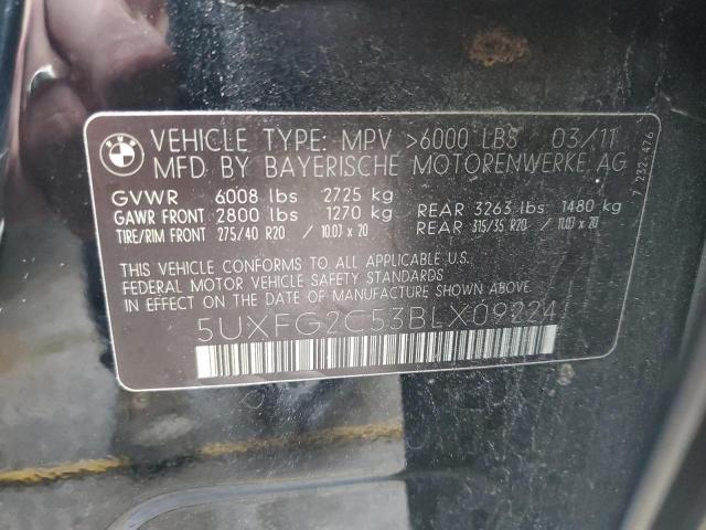 Photo 14 from auction – 2011 BMW X6 XDRIVE3 with VIN 5UXFG2C53BLX09224