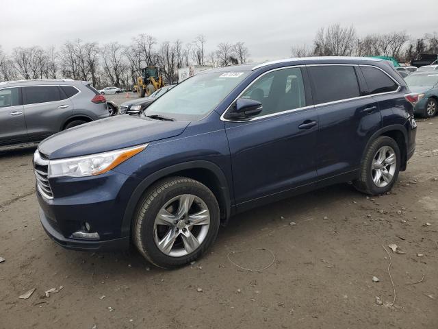 TOYOTA HIGHLANDER 2015 with VIN 5TDDKRFH1FS096692 - Photo from auction