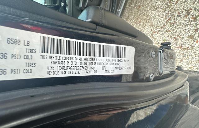 Photo 10 from auction – 2015 JEEP GRAND CHER with VIN 1C4RJFAG2FC697469