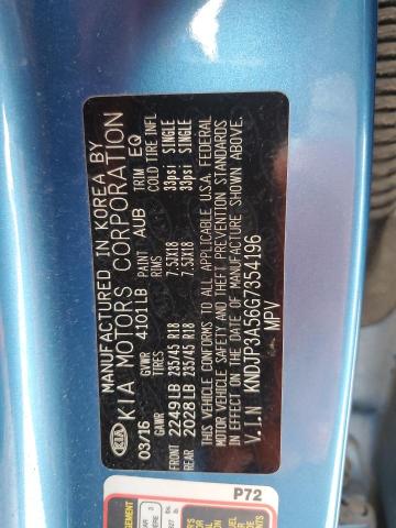 Photo 14 from auction – 2016 KIA SOUL with VIN KNDJP3A56G7354196