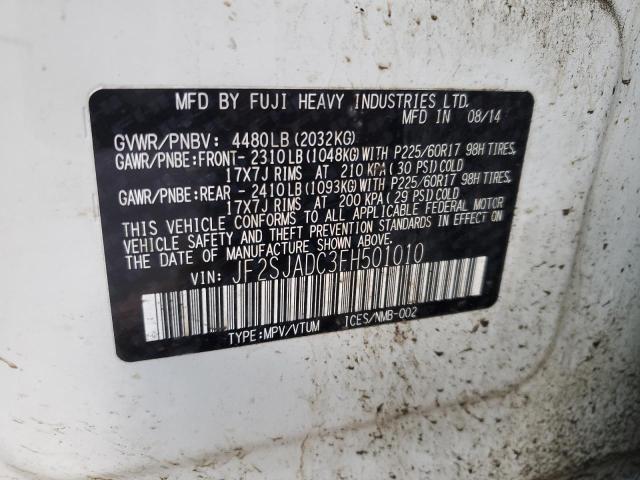 Photo 14 from auction – 2015 SUBARU FORESTER 2 with VIN JF2SJADC3FH501010