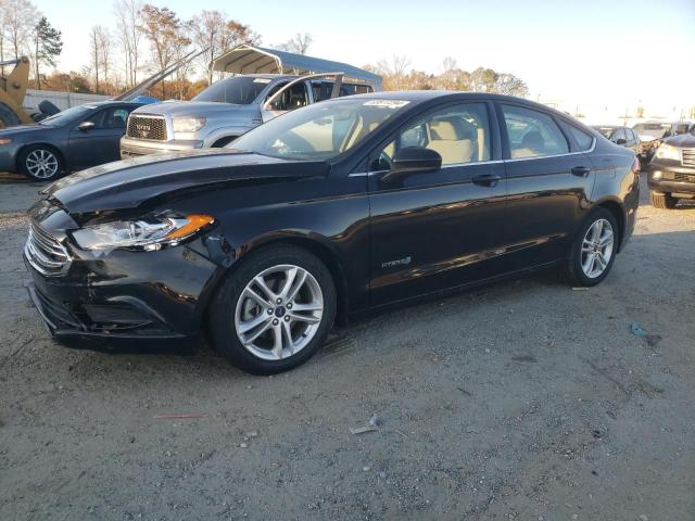 FORD FUSION SE 2018 with VIN 3FA6P0LU7JR247740 - Photo from auction