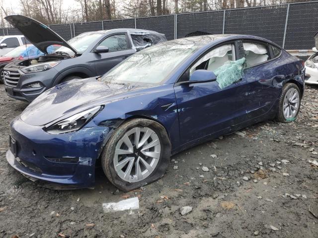 TESLA MODEL 3 2022 with VIN 5YJ3E1EA2NF342659 - Photo from auction